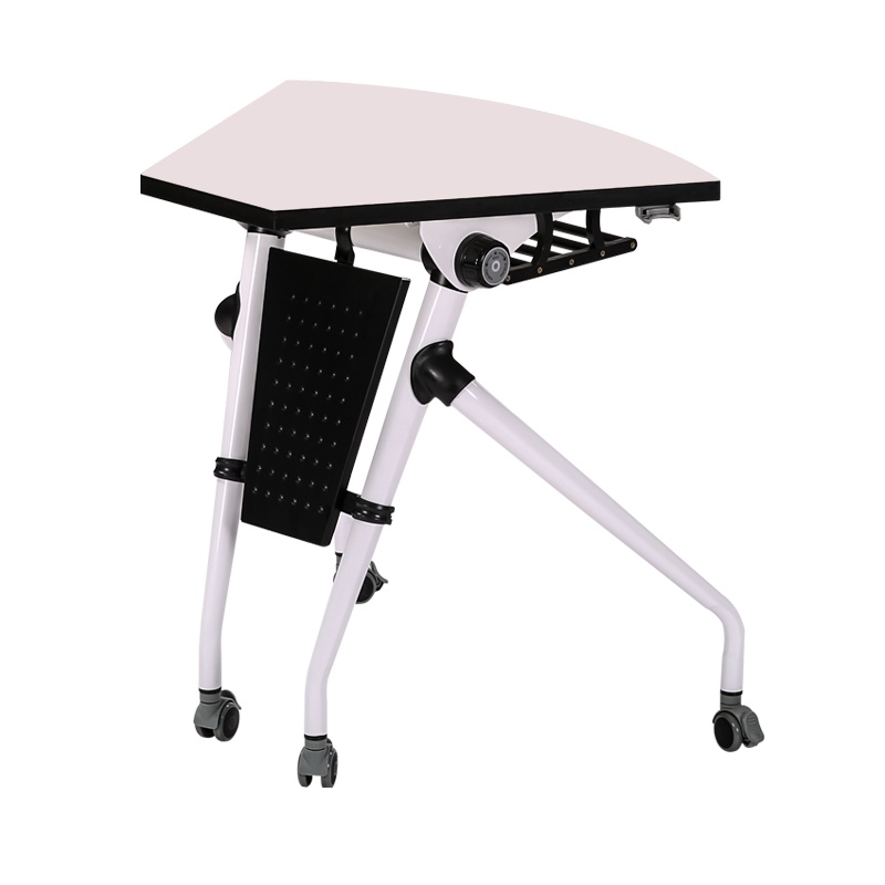 [红心家居]折叠会议桌单人位扇型可拼接桌移动会议桌组合桌