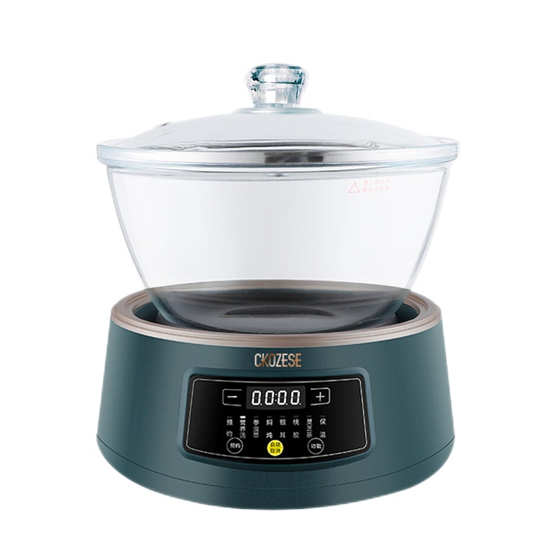 ckozese/英国酷芝电炖锅煲汤锅早餐懒人神器家用燕窝炖盅小型玻璃养生锅全自动