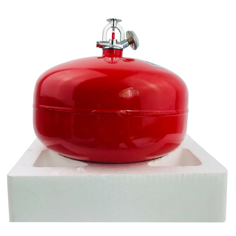 虎鲸安 6KG悬挂式七氟丙烷灭火装置温控自动电房商用办公室机房档案室工厂房仓库 吊式宫灯灭火器六公斤