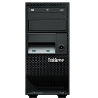 联想服务器主机ThinkServer TS250 E3-1225V6 8G内存 1T sata*2 DVD 单电源 键鼠