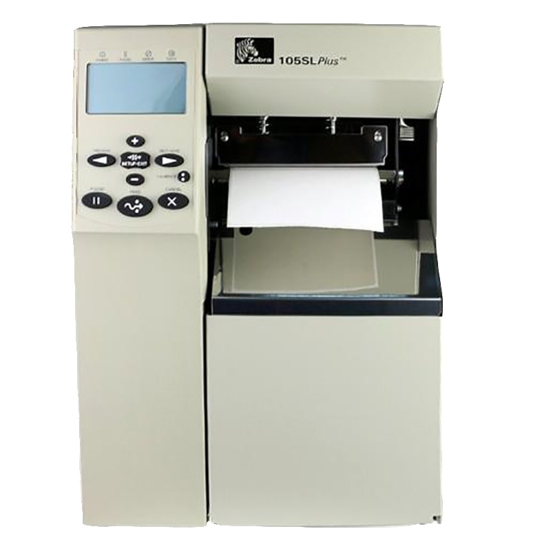 斑马(ZEBRA)105SL PLUS工业型条码打印机 二维码标签打印机 不干胶固定资产打印机 官方标配(300dpi)