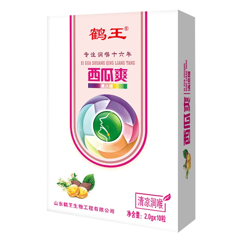 鹤王西瓜爽清凉润喉糖20g