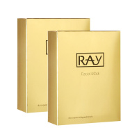 小样猫RAY面膜银色女补水保湿收缩毛孔紧致提亮肤10片/盒