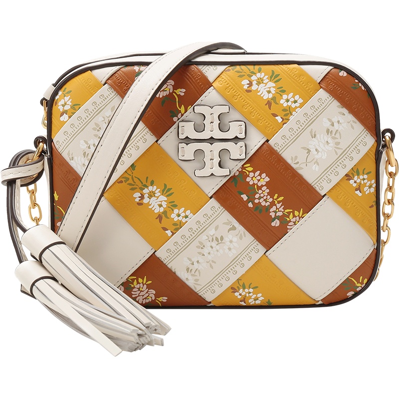 TORY BURCH 托里·伯奇 奢侈品 女士 MCGRAW系列皮革单肩斜挎包相机包 65190