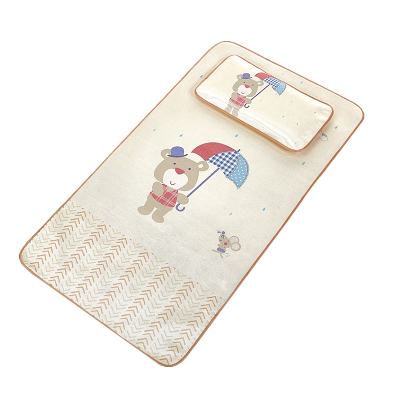 百爱 送同款凉枕 婴儿床凉席婴儿冰丝席宝宝夏季透气幼儿园床席