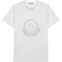 盟可睐 MONCLER 女士 棉质圆领短袖T恤8C00008 829FB