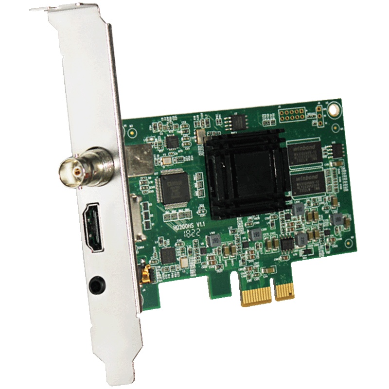 同三维T100HSA HDMI/SDI高清视频采集卡 图像录制PS4游戏直播 网络培训视频会议SDK开发带3.5音频