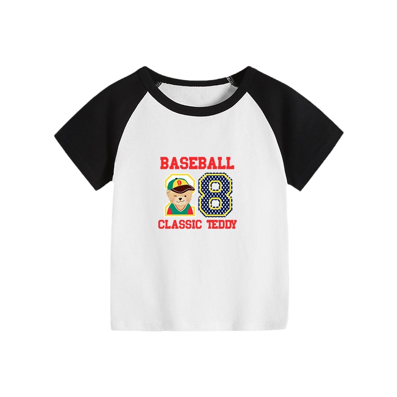 精典泰迪儿童短袖T恤新款男童女童洋气上衣