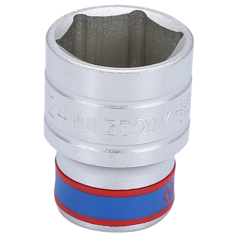 藍帶 1/2"DR.手动标准六角套筒 433524MR