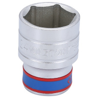 藍帶 1/2"DR.手动标准六角套筒 433524MR