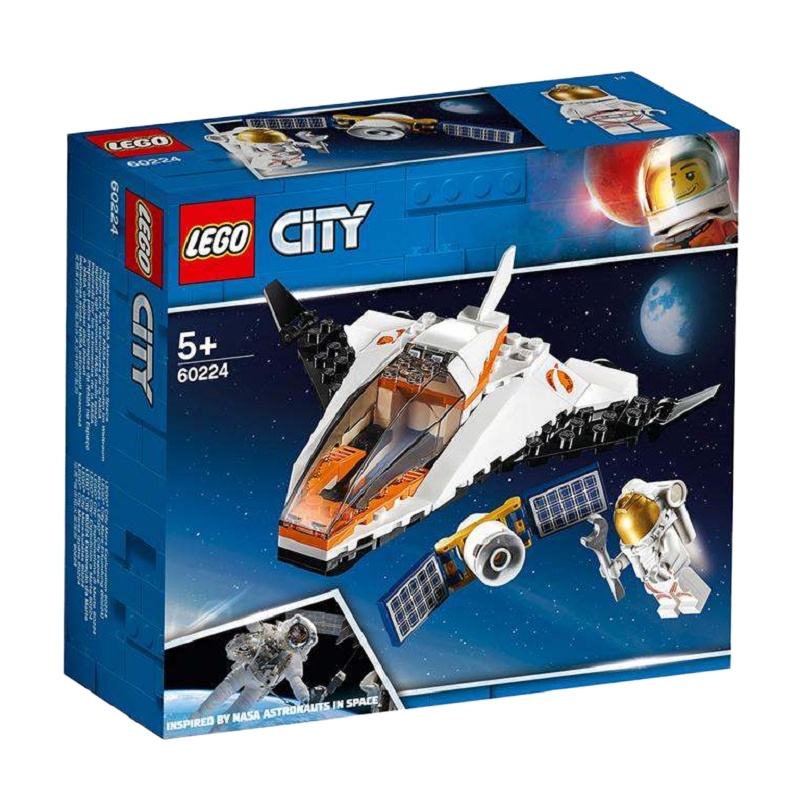 乐高城市系列太空卫星任务60224玩具