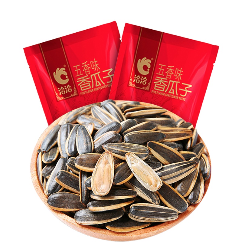 洽洽五香瓜子恰恰葵花籽坚果炒货休闲零食小吃500g*3袋