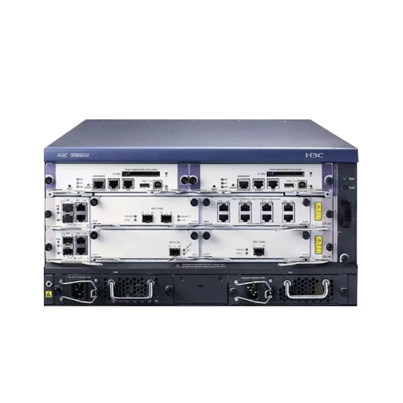 华三(H3C)RT-SR6604-Chassis-H3 路由器机框/主控板RPE-X5/灵活接口平台模块380/交流电源模块650W/主机软件Comware V7标准版授权函/附件