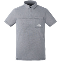 北面（TheNorthFace）男款短袖POLO环保快干翻领T恤3V3S