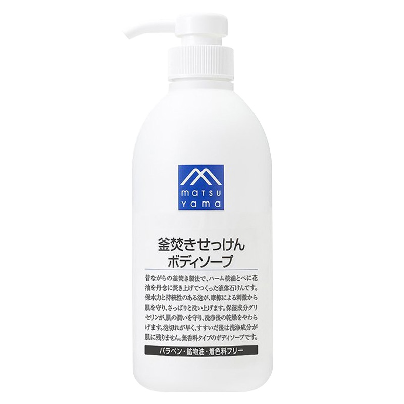 松山油脂 M-mark(釜焚)肥皂沐浴露 600ml
