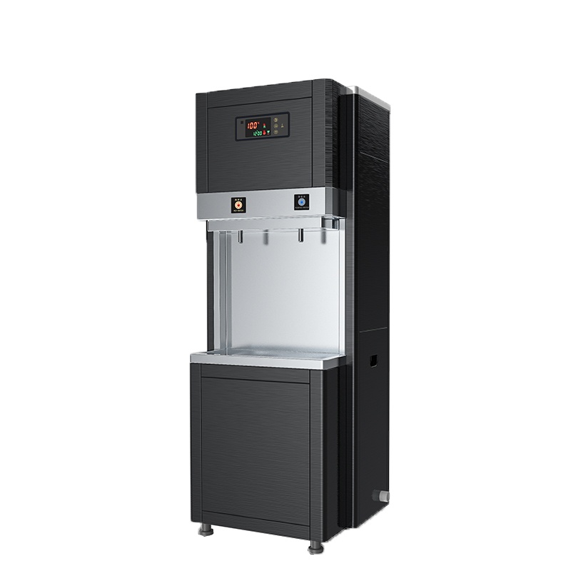 乐创 (lecon)商用直饮机 60L不锈钢开水器 RO反渗透五级过滤饮水机 一开一净/两开 LC-J-BH60