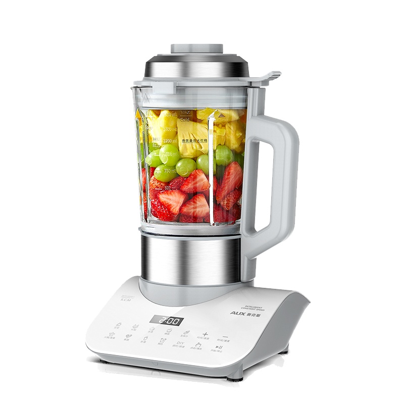 奥克斯(AUX)破壁机家用加热全自动料理小型豆浆多功能 圆形底座破壁机炖盅款 HX-PB9322