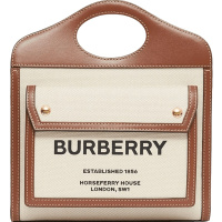 预售 BURBERRY 博柏利 POCKET 徽标 字母徽标 帆布织物 8039361