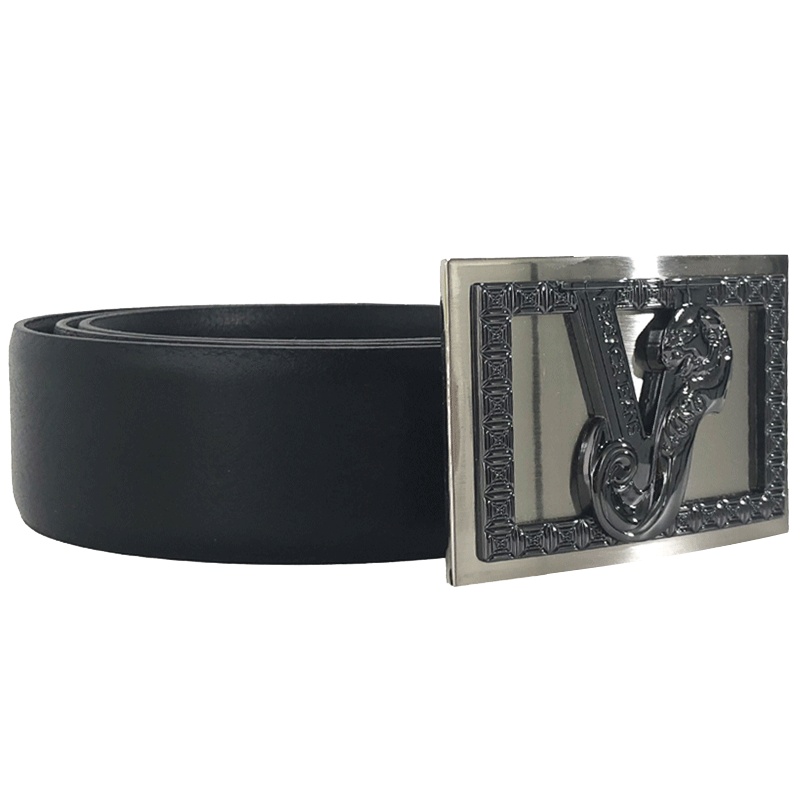 versace/范思哲男士真皮腰带牛皮裤袋 商务休闲男士腰带