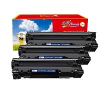 e代CC388A易加粉硒鼓三支装适用惠普HP1007/P1008/P1106/P1108/M1136/M1213打印耗材