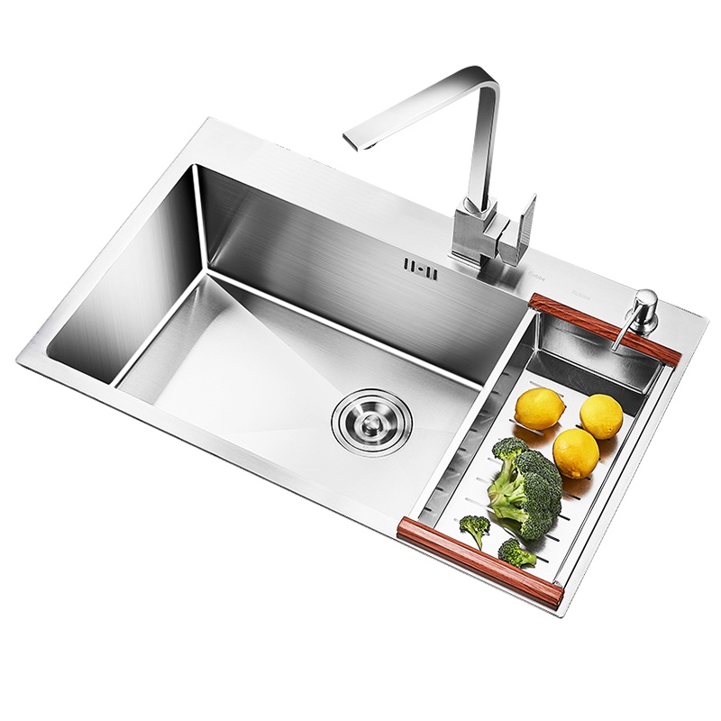 卡贝 家用水槽不锈钢加厚洗碗槽厨房水池菜盆洗菜盆单槽