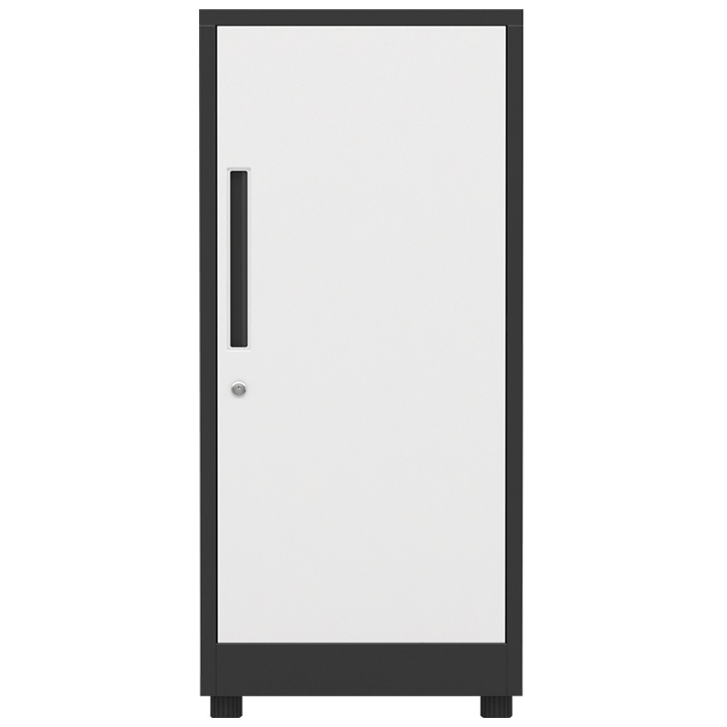 鑫金虎 文件柜矮柜办公柜铁皮柜抽屉矮柜带锁阳台储物柜单门小柜子