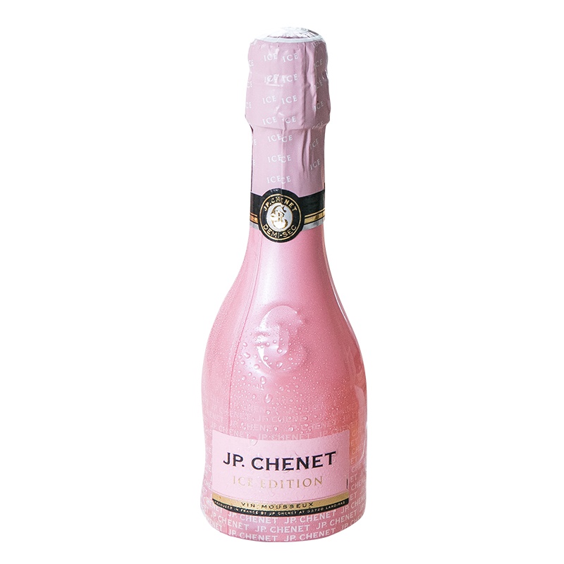 法国原瓶进口 香奈(J.P.CHENET) 冰爽系列半干桃红起泡酒200ML单支