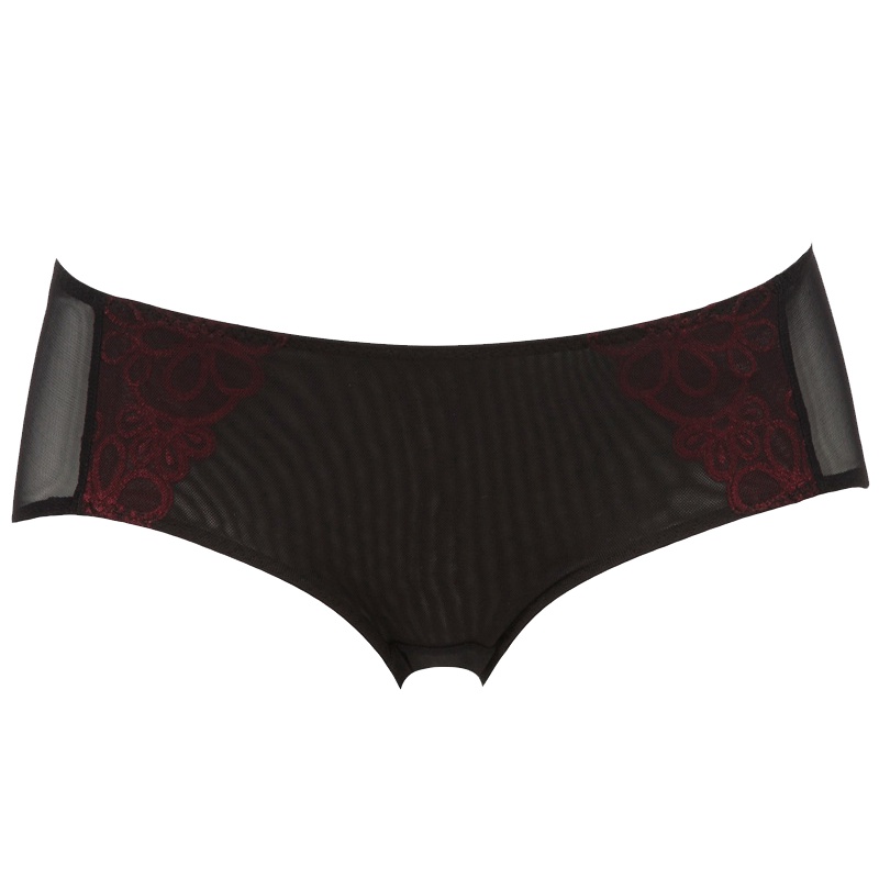 古今弹力中腰六角网纱面料包臀三角裤性感舒适透气女士内裤 1F757