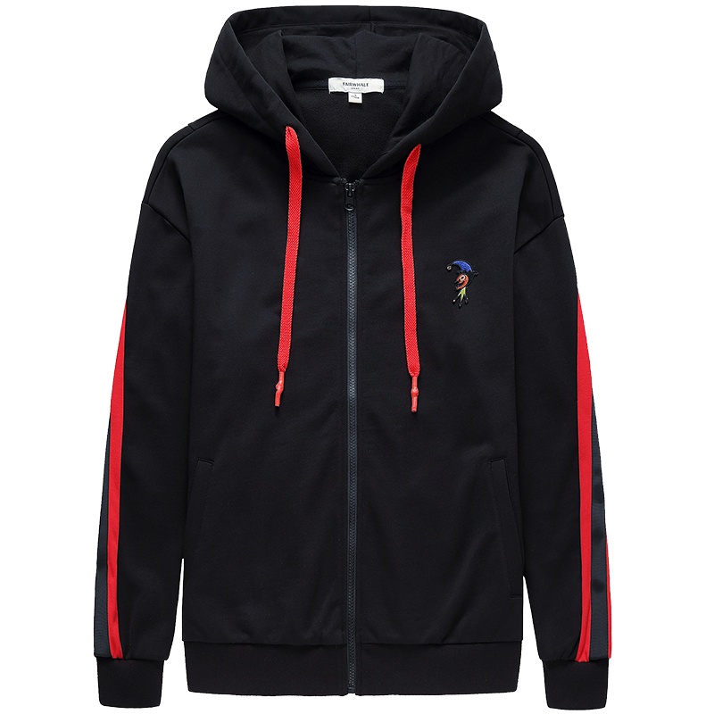 马克华菲男装新款宽松刺绣休闲运动上衣男式外套