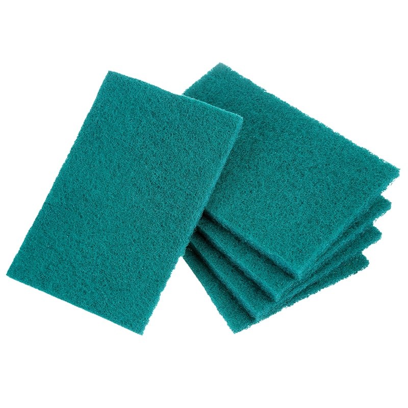 10片经典含砂百洁布 刷锅洗碗奇妙洁净洗碗巾擦地板厨房清洁去污神器海绵擦钢丝球墩布抹布刷子 科林清15*10*0.8cm