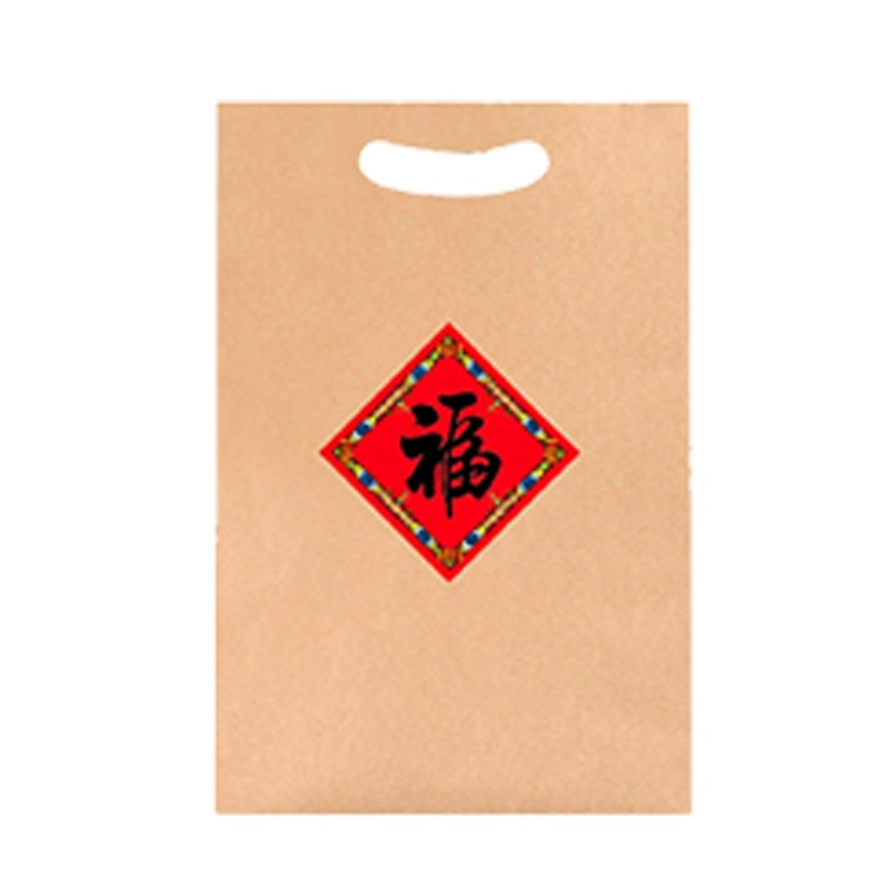 日和花袋装对联 2021年高档礼盒对联大礼包创意春联福字烫金迎春接福1份