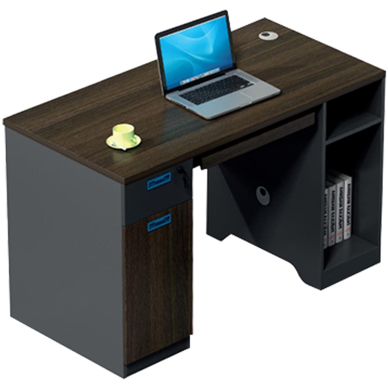 创世人 办公家具职员桌一字型单人位员工桌 现代简约办公桌工位桌1.2米