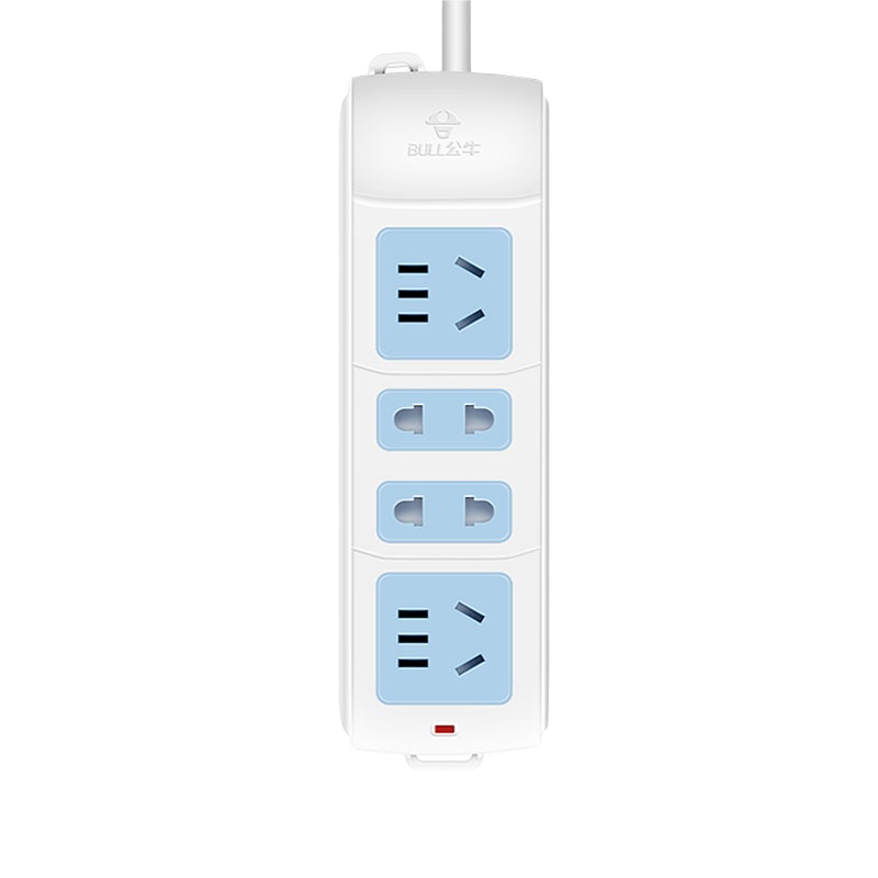 新国标插线板插排接线板一控四 3米线 410 1个