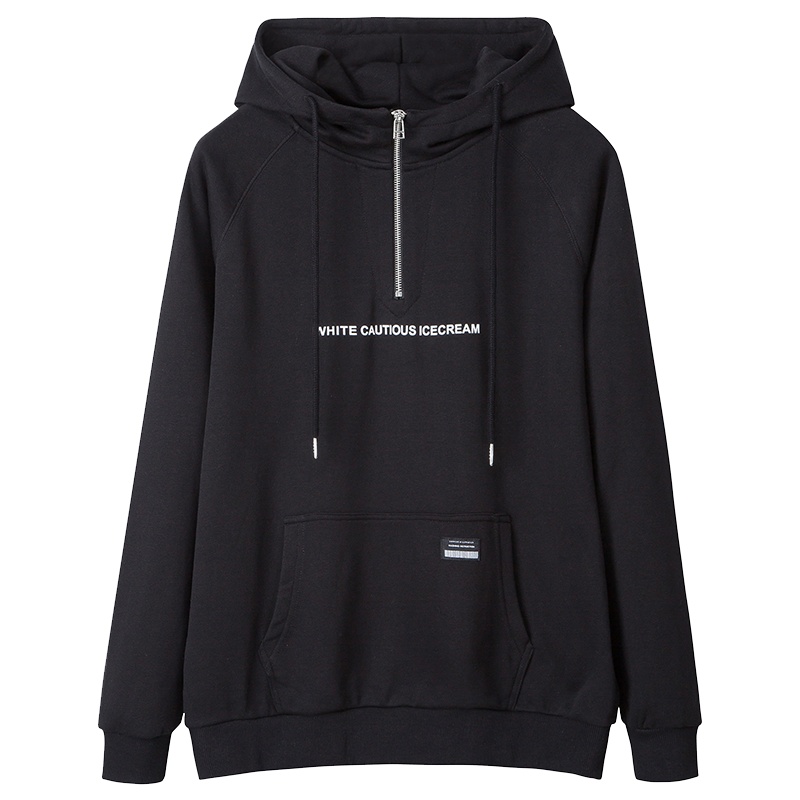 唐狮2020季春新款卫衣男士连帽字母青少年帽衫外套帅气学生宽松潮