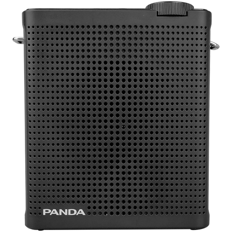 PANDA/熊猫K70扩音机教师教学导游用有线扩音器小蜜蜂专用便携腰挂式播放器迷你插卡音箱 黑色