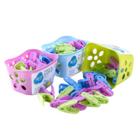 茶花夹子衣架防风塑料家用大号晾晒被子固定小晾衣夹衣服大凉挟子