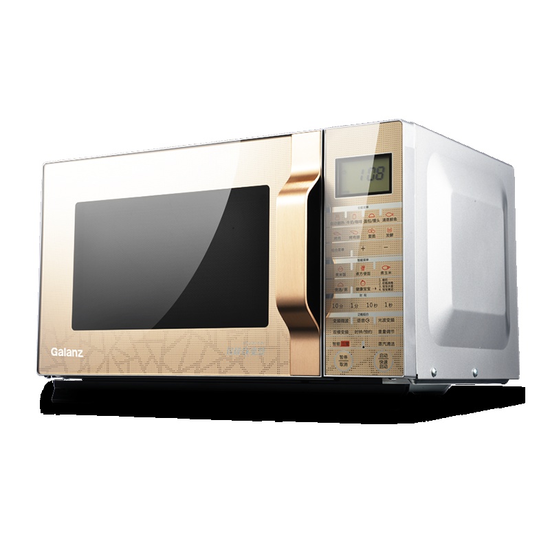 Galanz/格兰仕微波炉G90F25CSLVIII-C2(G3) 25L 光波烧烤双变频不锈钢内胆 平板加热 微电脑式