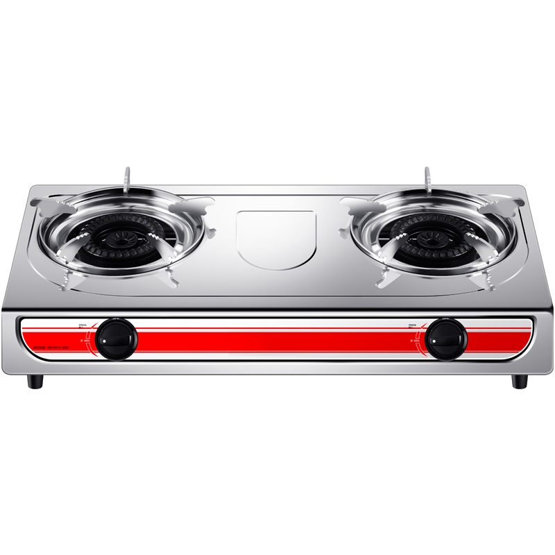 欢呼好太太 A122 老式家用台式燃气灶不锈钢双灶 4.2KW煤气灶灶具灶台柜猛火灶灶头厨房 不锈钢双眼灶 液化气