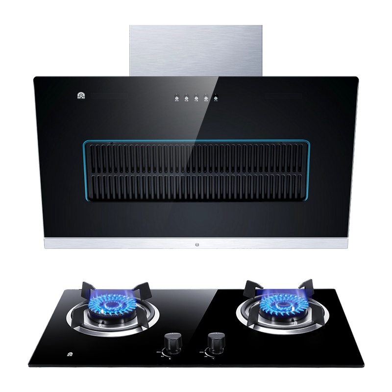 容声(RONGSHENG)烟灶套装CXW-218-RS02PC+JZT-Q71-QP04玻璃(新 ) 天然气 吸力大火猛