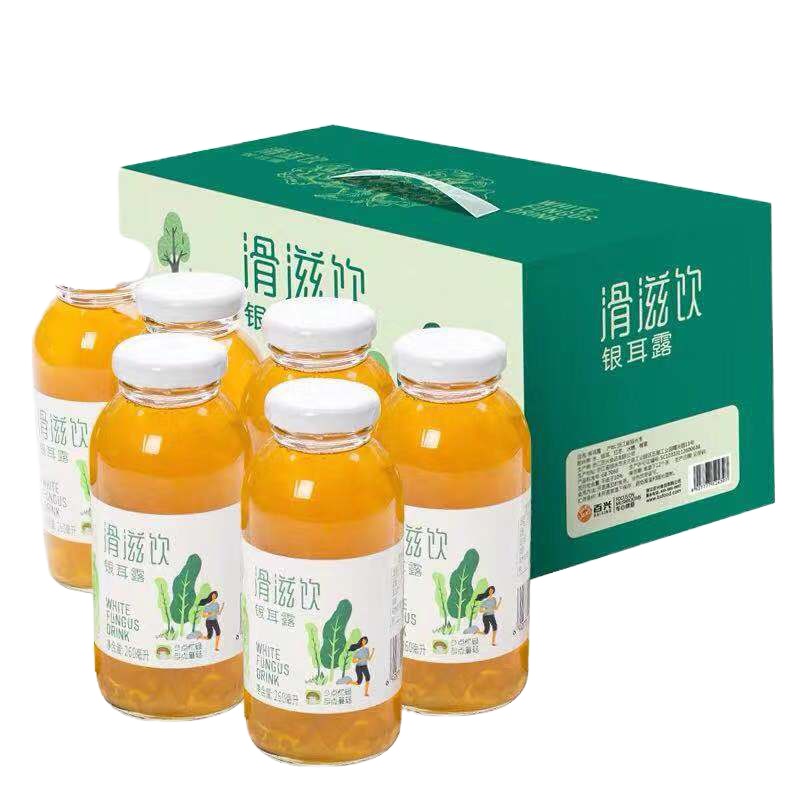 百山祖红枣银耳羹开盖即食美味白木耳饮品无添加剂素燕窝代餐*6瓶