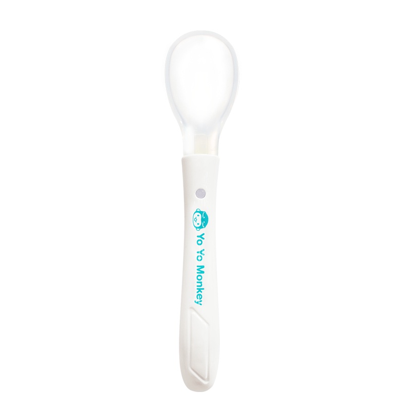 优优马骝婴儿硅胶软头勺子 MS299