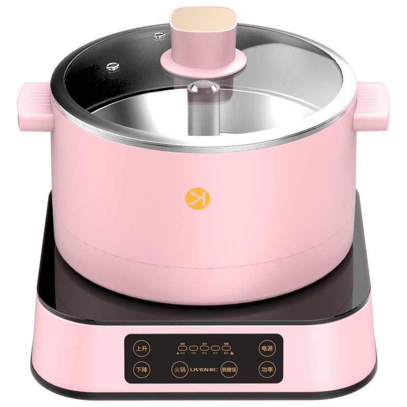 利仁(Liven)智能升降火锅DHG-SJ251大功率家用可升降韩式火锅电热锅2.5L不易粘电煮锅