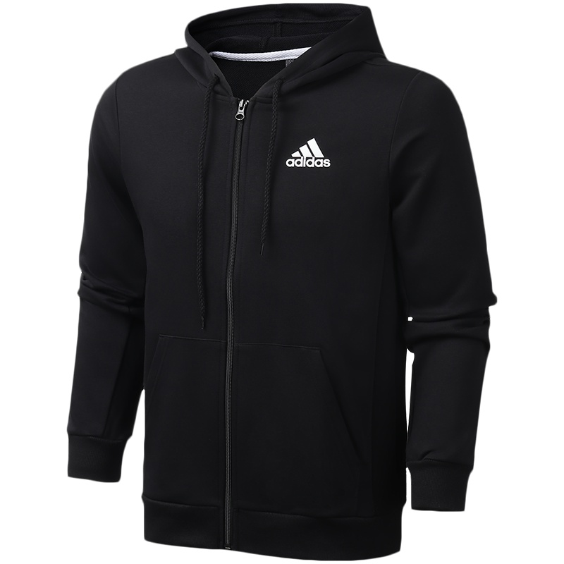 阿迪达斯男服夹克外套连帽开衫篮球休闲运动服DX6779