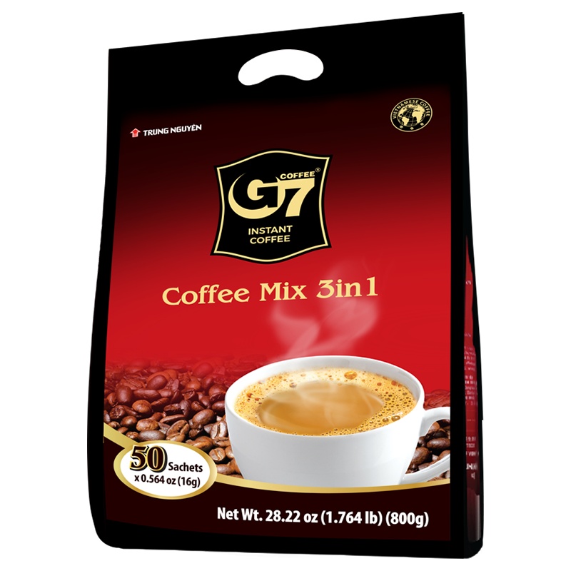 中原(G7)三合一速溶咖啡16gX50/装