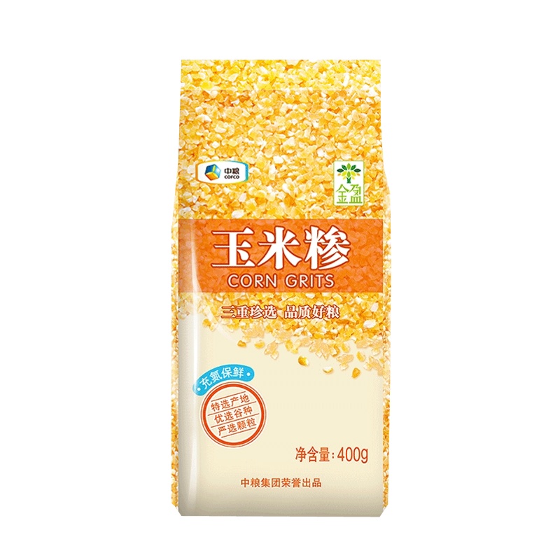 中粮金盈玉米糁400g*4袋