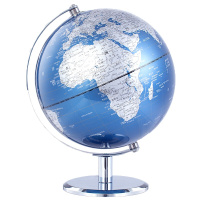 [精选]得力 (deli)2161 世界地球仪摆件 金属底座 直径20mm-金属底座