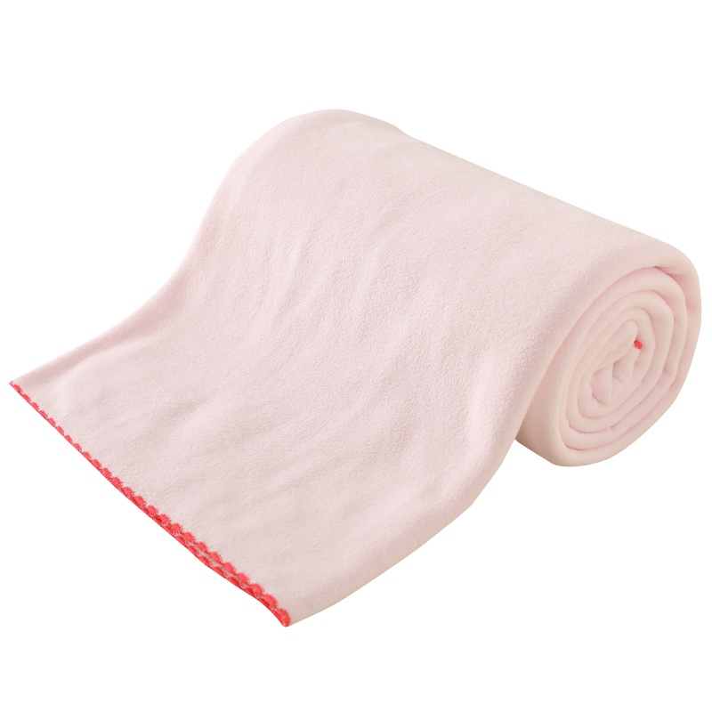 龙之涵婴儿毛毯小被子宝宝摇粒绒盖毯防风毯儿童新生儿加厚毯子幼儿园被80*120