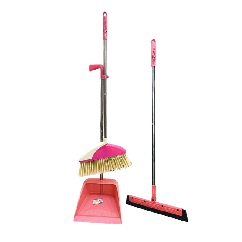 大卫 塑料扫把套装110cm*30cm*30cm-蓝色(单位:套)