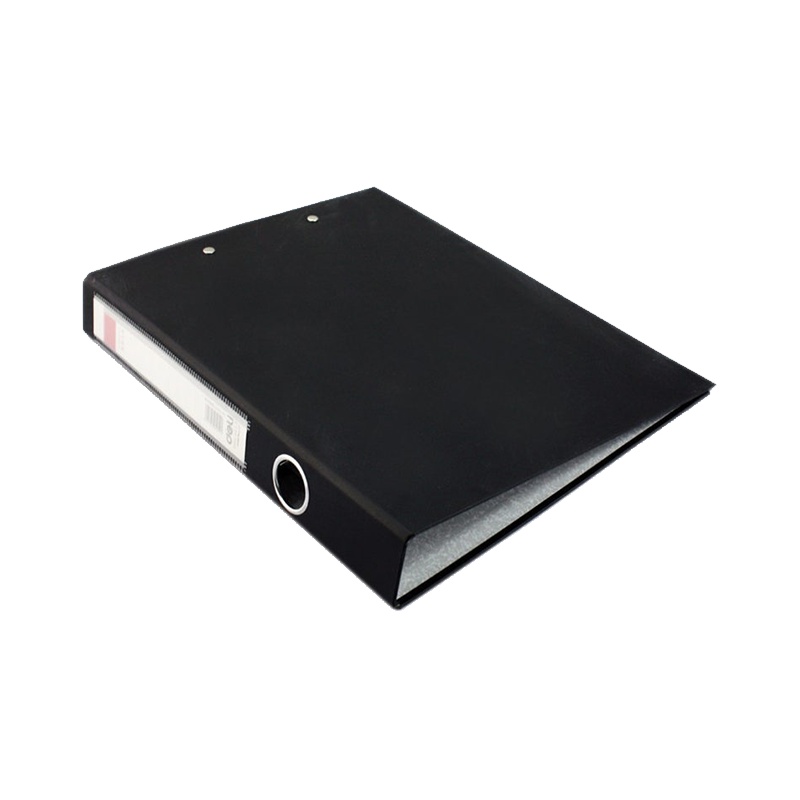 得力(deli)5457纸板夹+2孔D型夹6个 45mm硬纸板双夹a4文件夹 纸质加厚硬面壳资料商务档案夹 快劳夹