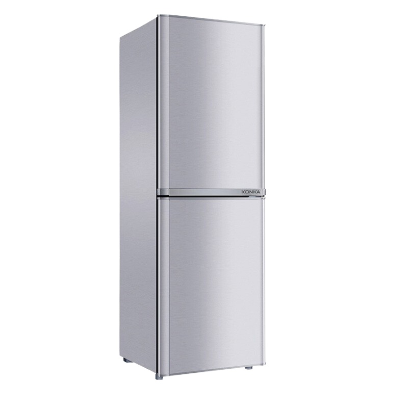 康佳182升双门冰箱小二门电冰箱小型家用两门双开门节能保鲜冷藏冷冻 BCD-182TA-GY